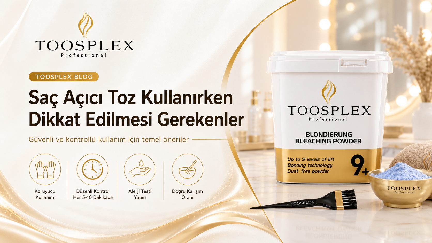 Saç Açıcı Toz Kullanırken Dikkat Edilmesi Gerekenler